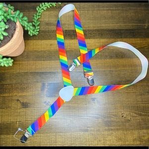 Suspenders Rainbow color
